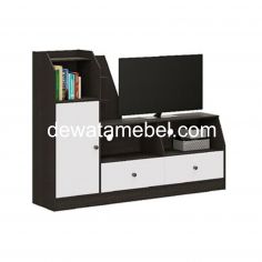 TV Cabinet Size 160 - GARVANI HELENA WU  / Espresso - White